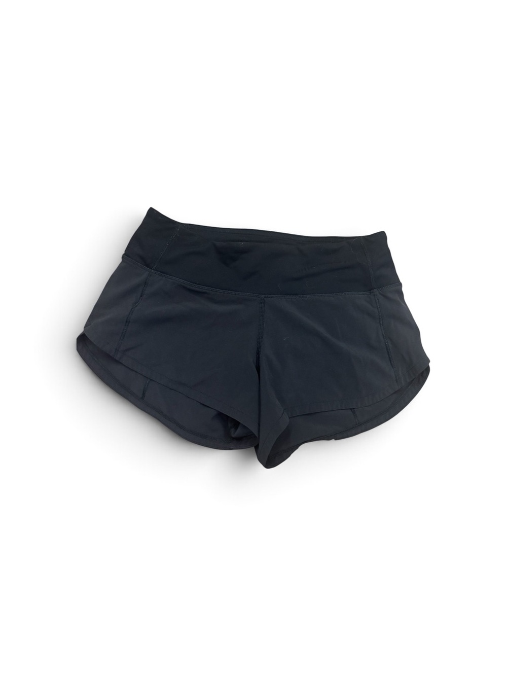 Lululemon Women's Black2.5 speed up low rise Athletic Running Shorts